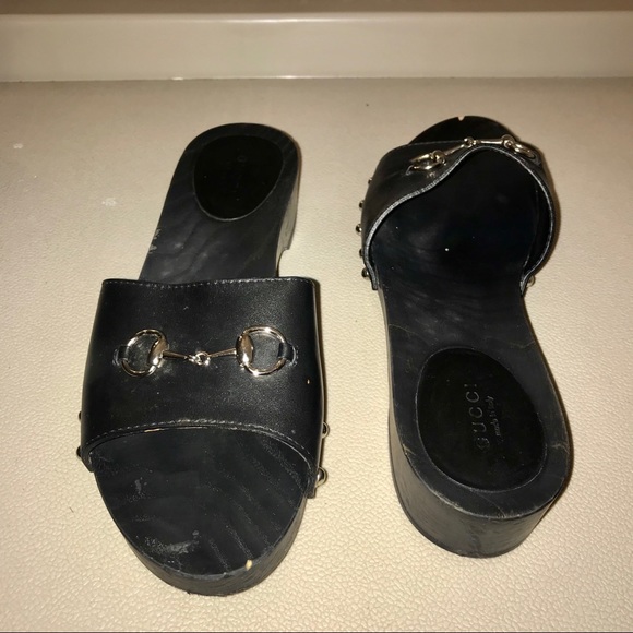Gucci Clog Sandals in Black - Picture 3 of 5